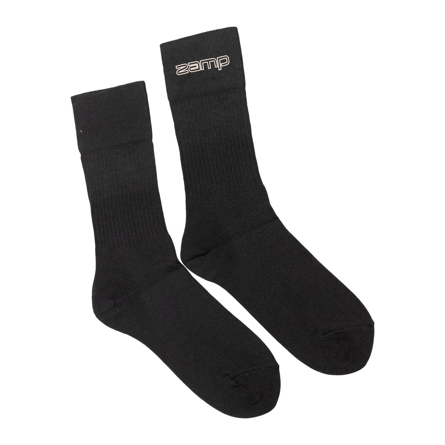 Zamp RU003003XL, 2 Pack Black FR Cotton / Acrylic Blend Socks Black X-Large Sfi 