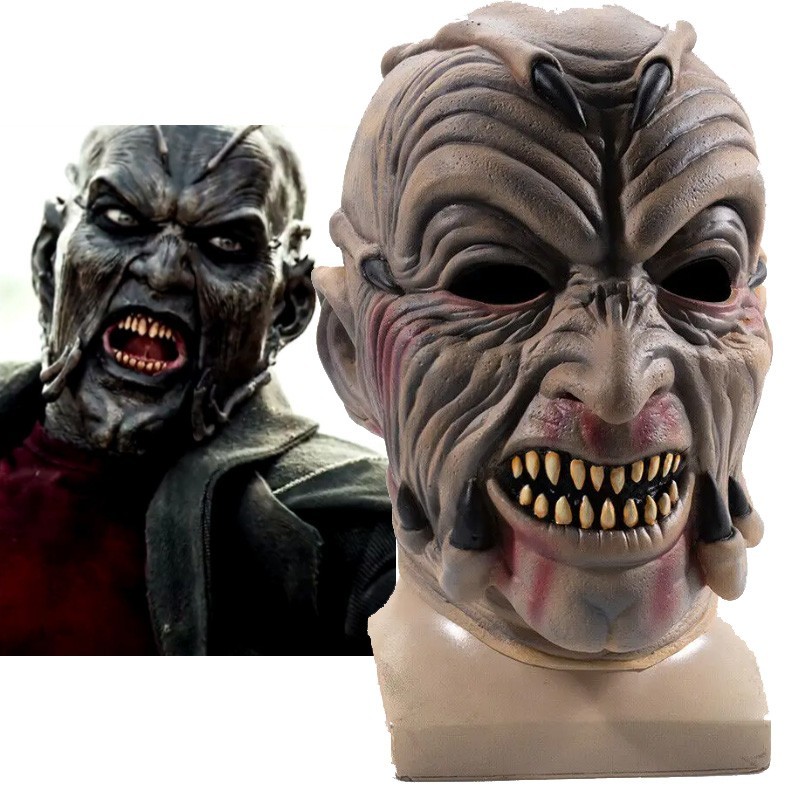 Halloween Jeeper Creeper Monstruo Asesino Máscara Cos Ogro Demonio Vampiro Látex Casco