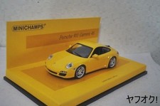 Minichamps Porsche 911 Carrera 4S (997) 2008 1 43 Miniature Car Yellow