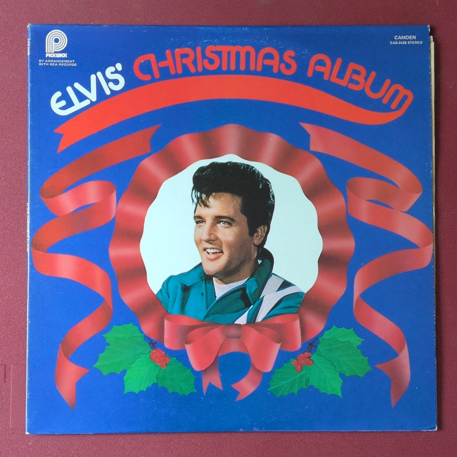 Elvis Presley Elvis' Christmas Album Pickwick 12" Black Vinyl LP Mono CAS-2428