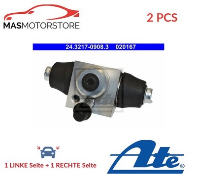 RADBREMSZYLINDER TROMMELBREMSE PAAR HINTEN ATE 243217-09083 2PCS A NEU