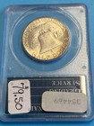 1950 Franklin Half Dollar PCGS MS64 Beautiful Toning Old Green Holder — photo 2