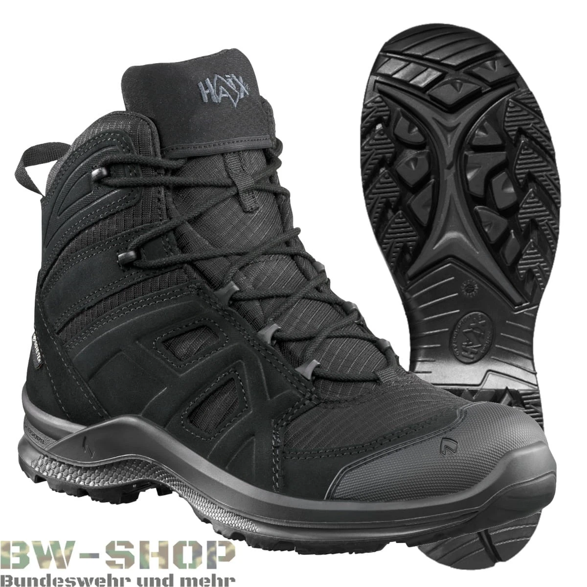 BOTAS DE TRABAJO HAIX EJÉRCITO ALEMÁN BLACK EAGLE ATHLETIC 2.0 GTX MID BW BOT...