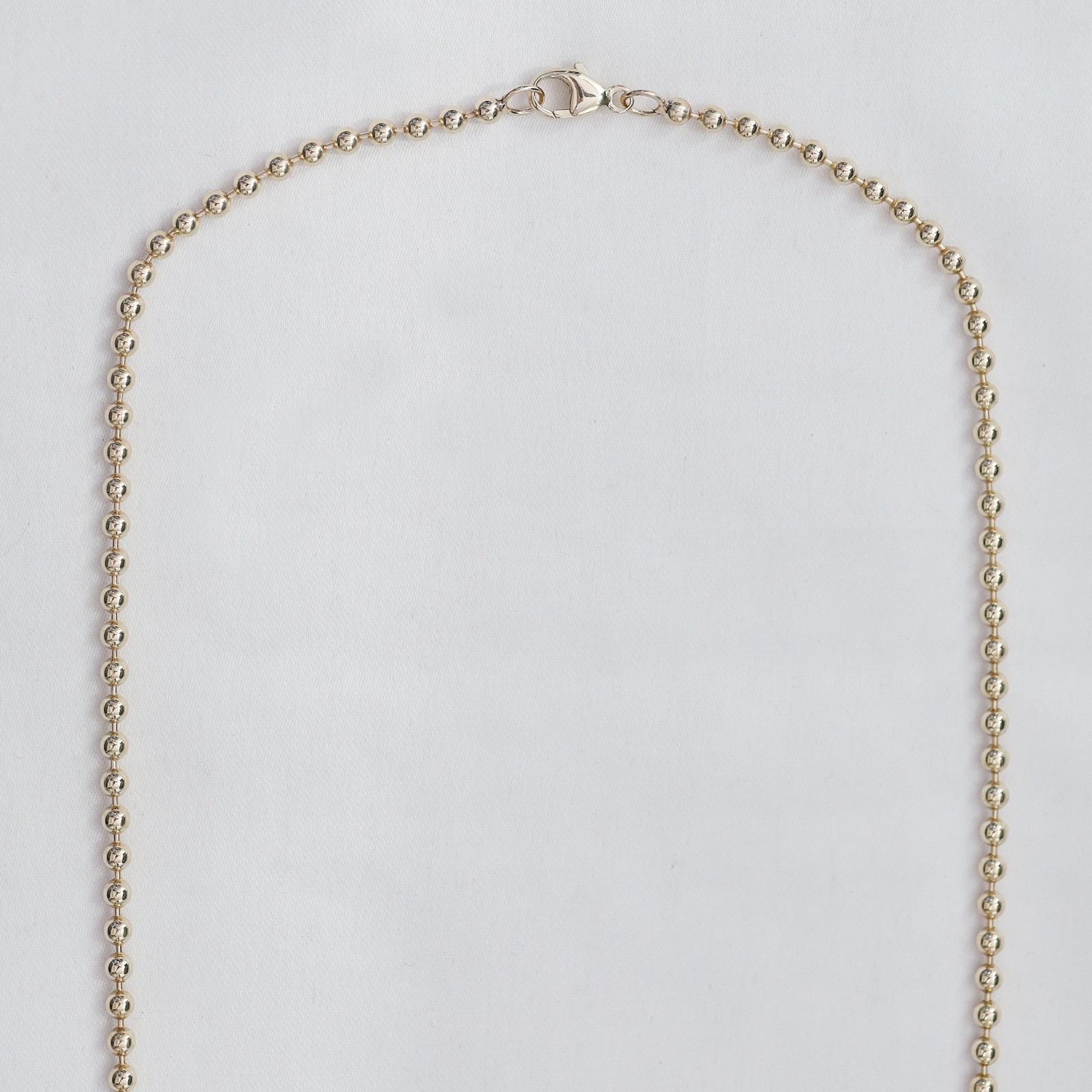 5 Ct Round Cut Diamond Solitaire Necklace 14K Yellow Gold Lab Grown