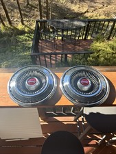 1960s Buick Original Hubcaps Pair 1960s Buick Original Hubcaps Pair