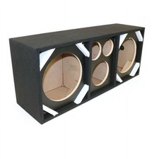 DeeJay LED Speaker Enclosure w/ 2 10" Woofers 2 Tweeters  1 Horn - Carbon Black
