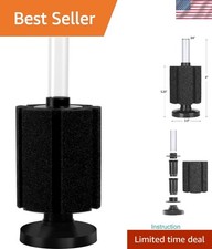 Aquarium Sponge Filter Breeding Fry Betta Shrimp Nano Fish Tank M Large up t...