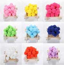 15mm PomPoms Craft Balls Soft Pompoms Different color for DIY Crafts Decorations