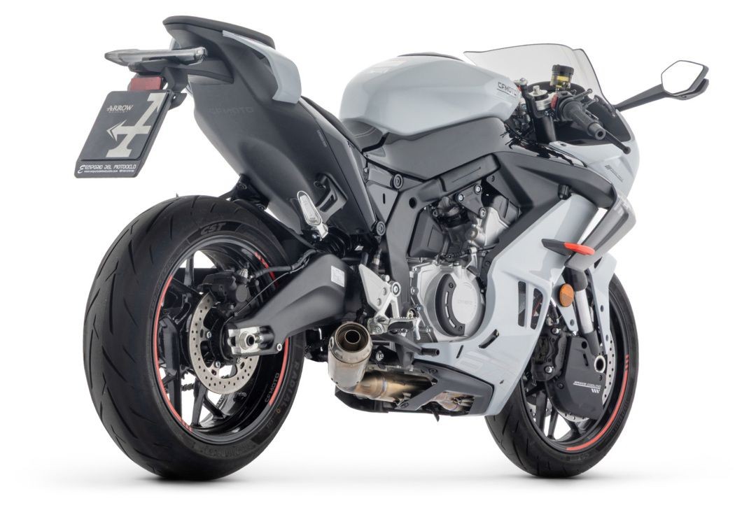 71096PRI - Full Exhaust Arrow Pro-Race Nichrom CF Moto 675 SR-R (25-)