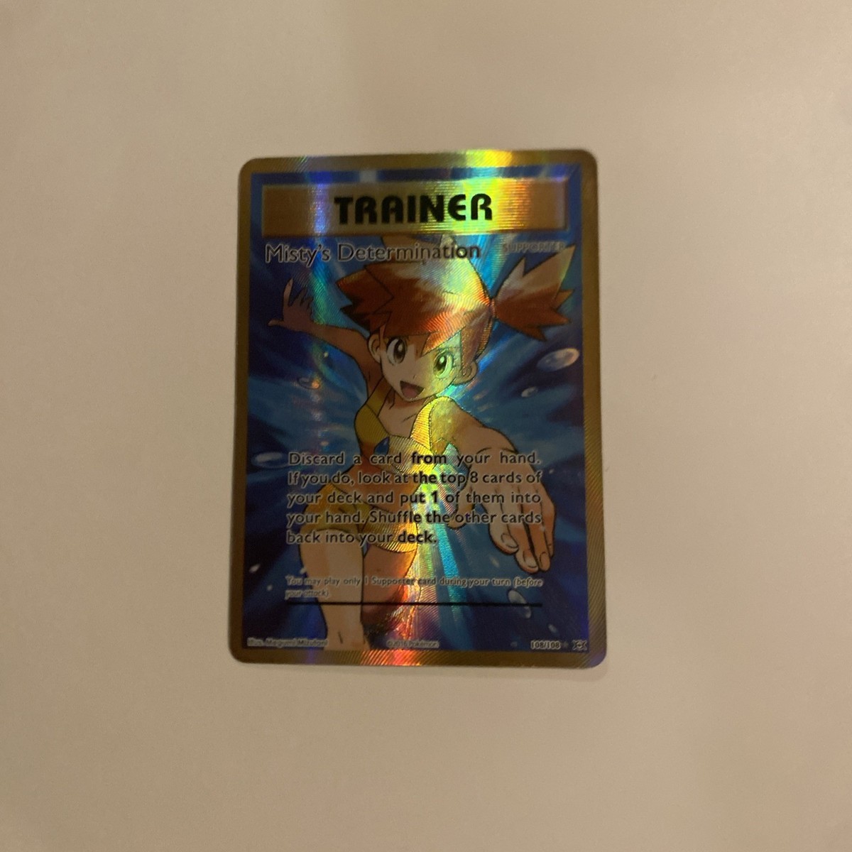Pokemon Misty's Determination Full Art 2016 108/108 XY Evolutions English |  eBay