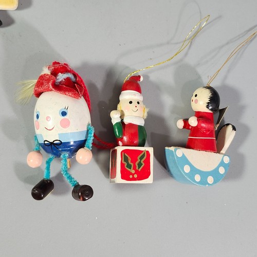 Lote Mixto de 20 Adornos de Navidad de Madera de Colección Moda Antigua Retro Rústica Decoración de Vacaciones - Imagen 3 de 16