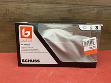Bolle Schuss Ski Snowboard Goggles Matte White Frame Bronze Blue Mirror Lens S3