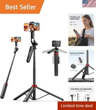 72" Phone Tripod and Selfie Stick, Cell Phone Tripod Stand with Wireless Remo...