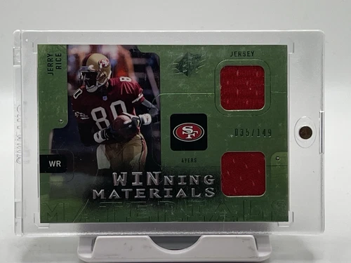 2009 Upper Deck SPX Winning Materials Jerry Rice 035/149 Jersey 49ers 