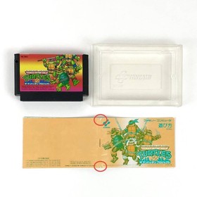 TEENAGE MUTANT NINJA TURTLES 2 Nintendo Famicom Japan Import F/S Tested