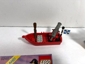 LEGO Pirates I:  Broadside Brig 6259 (1991) + Harbor Sentry 6245 + Treasure 6235