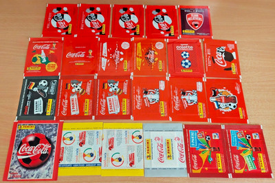 Panini WM 98/2002/2010/2014/2018/2022 - Euro 2008/2012/2016/2020 - Coca Cola