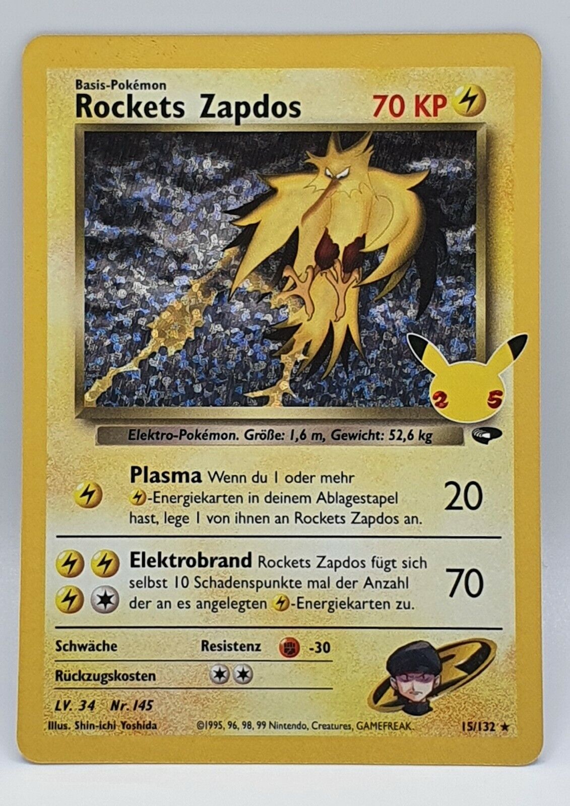 Carta Pokémon Zapdos De Galar V Reinado Arrepiante + Brinde