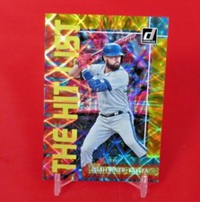 Isiah Kiner-Falefa THE HIT LIST GOLD /99 2022 Donruss Baseball Rangers Yankees