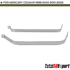 2x New Gray Steel Fuel Tank Straps for Mercury Cougar 1999 2000-2002 XS8Z9092AB