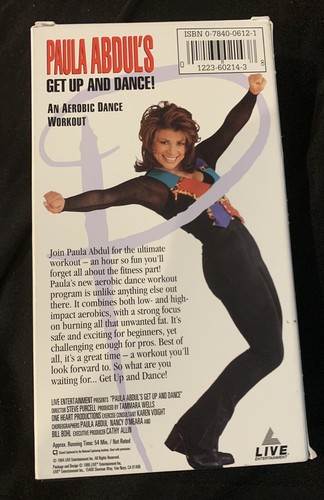 Paula Abdul’s Get Up and Dance VHS 1995 - Picture 2 of 2