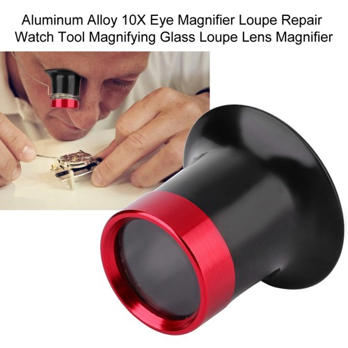 Magnifying Glass Watch Hand Puller Fitting Tool Repair Magnifier Loupe - Imagen 8 de 12