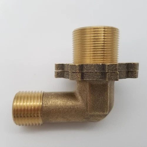 PROFLO PF18012 Rough Brass Fiberlock Shower Elbow - Picture 3 of 6