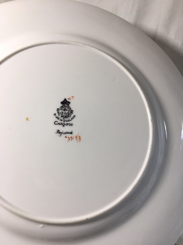 (12) 1926 Royal Worcester “Canopic” 10.5 Inch Art Deco DINNER PLATES #3319/3 - Picture 11 of 12