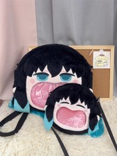 Demon Slayer Tokitou Muichirou Itabag Plush Backpack Crossbody Bag Storage Bags