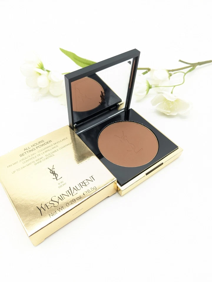 Yves Saint Laurent YSL - All Hours Setting Powder 24 hr matte wear -B90 Ebony~ - Image 2 of 4