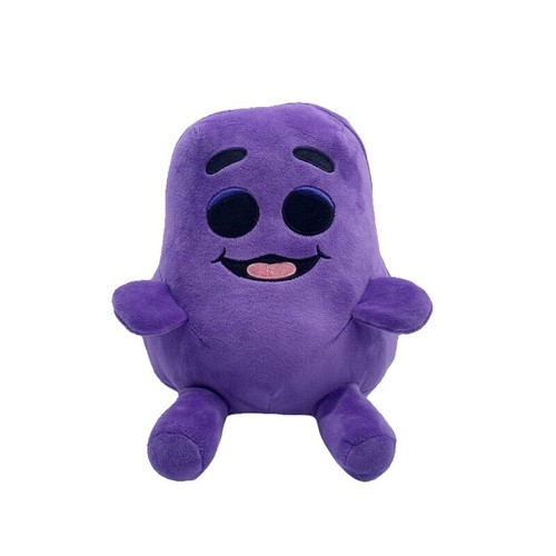 Cosplay Grimace shake Yellow Hat Plush Toy Soft Stuffed Doll Kids Xmas Gifts - Picture 5 of 13