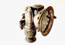 FAHRRADLAMPE KARBITLAMPE ANTIK ORIGINAL "Radsonne" um 1920 (Nr.)