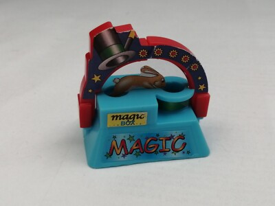 Ü-Ei Spielzeug Sockel blau Motiv Hase aus der Serie Magic Machine 2003 Ferrero