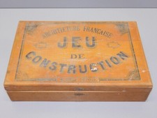 - ANCIENNE BOITE de JEU de CONSTRUCTION ARCHITECTURE Française modèle déposé   D