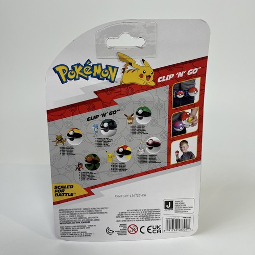Pokemon Clip 'N' Go - Togedemaru and Poke Ball. Official New & Sealed - Picture 3 of 10