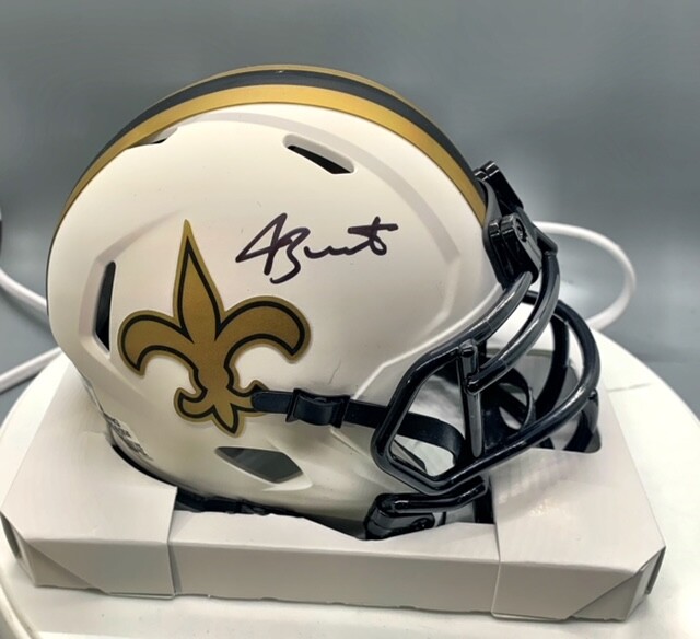 Jameis Winston Signed New Orleans Saints Lunar Mini Helmet BAS 