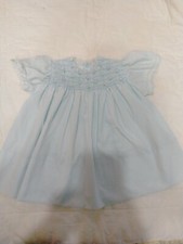 cherubs vtg baby Girl dress Blue 24 Mo. 2T Cotton Polyester Easter Church Nice