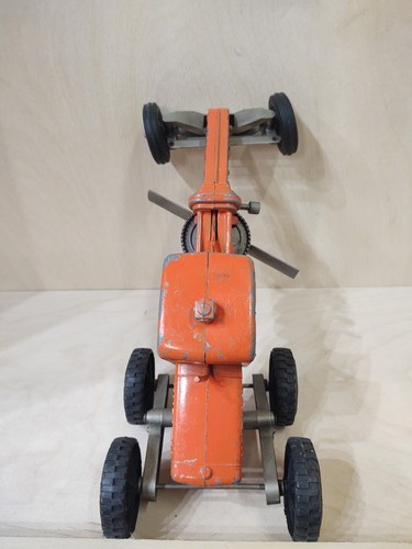 Vintage Hubley lenkbar orange Diesel Road Grader Top Zustand - Bild 3 von 6