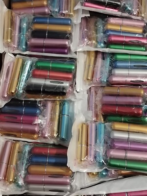 2 Stück Parfüm Zerstäuber Reise Nachfüllbar Flasche Tragbar Spray 5 ml Zufällige Farben