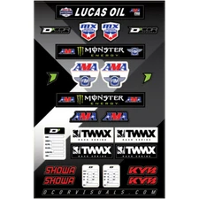 D'Cor Visuals Decal Sheet - Logos | 40-90-116