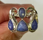 HSN Jay King Sterling Silver Tanzanite Multi-Shaped Stone Ring Size 6 — photo 5