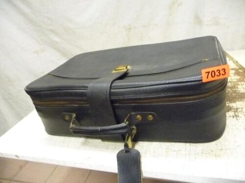 7033. Ancienne valise en cuir valise en cuir valise de voyage - Photo 1/3