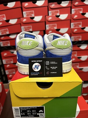 Size 7 - Nike Dunk Low Pro SB x Fly Streetwear Gardenia | eBay