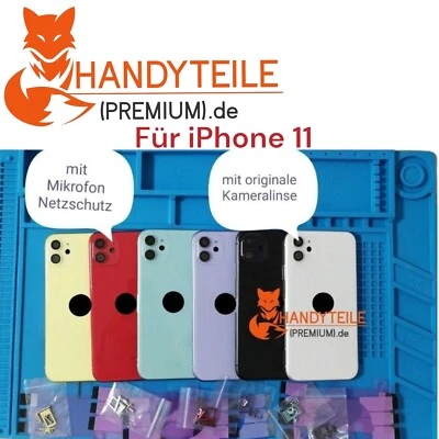 HANDY TEILE PREMIUM RAHMEN Für IPHONE 11 Gehäuse Backcover Hochwertige Qualität TOP Vormontie