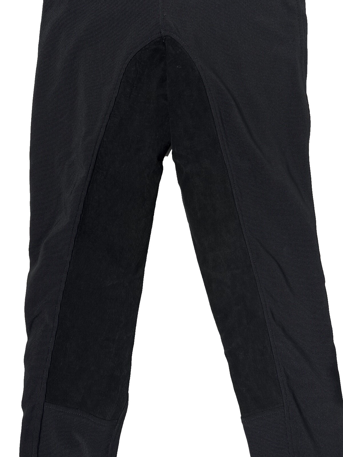 Kerrits Full Seat Leather Patch Riding Tights Black Stretch USA Made Kid Size XL