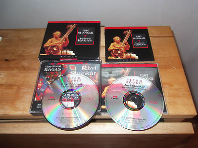 RAVI SHANKAR ''TRADITIONAL RAGAS'' 2 CD RECORDING ARTS ITA 2007