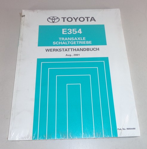 Manual de Taller Toyota Transaxle Caja Cambios E354 Integrado En Camry 2001