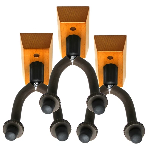3 BlueDot Guitar Bass Banjo Mandolin Hanger Hook Holder Wall Display US SELLER