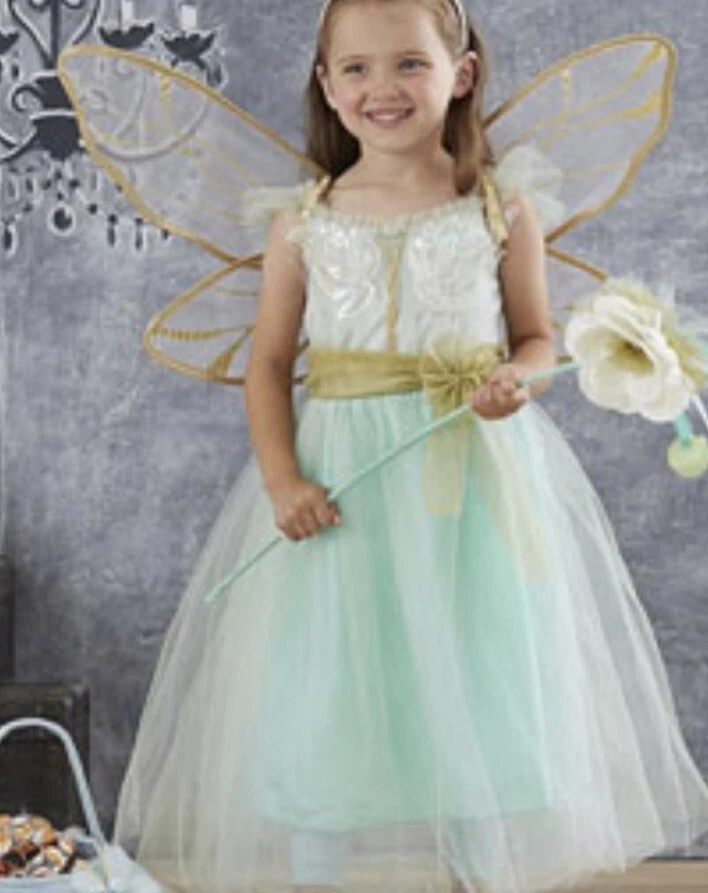 Disfraz de Hada Mariposa Pottery Barn Niñas Retiradas Como Nueva 2 piezas con Alas Talla 3T Foto 3 de 3