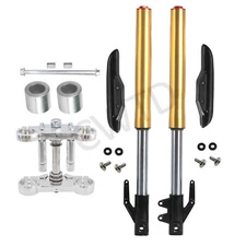630mm Upside Down Front Fork Shock 45mm/48mm Triple Tree Clamp Set for 110 125cc